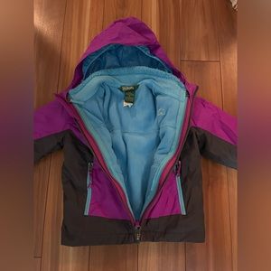 LL bean coat 3t